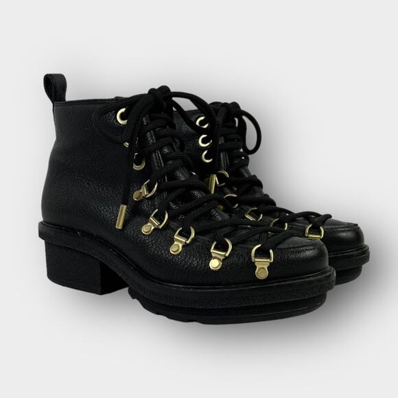 3.1 Phillip Lim Shoes - 3.1 Phillip Lim Mallory Lace-Up Short Leather Hiker Boot Size 36/6